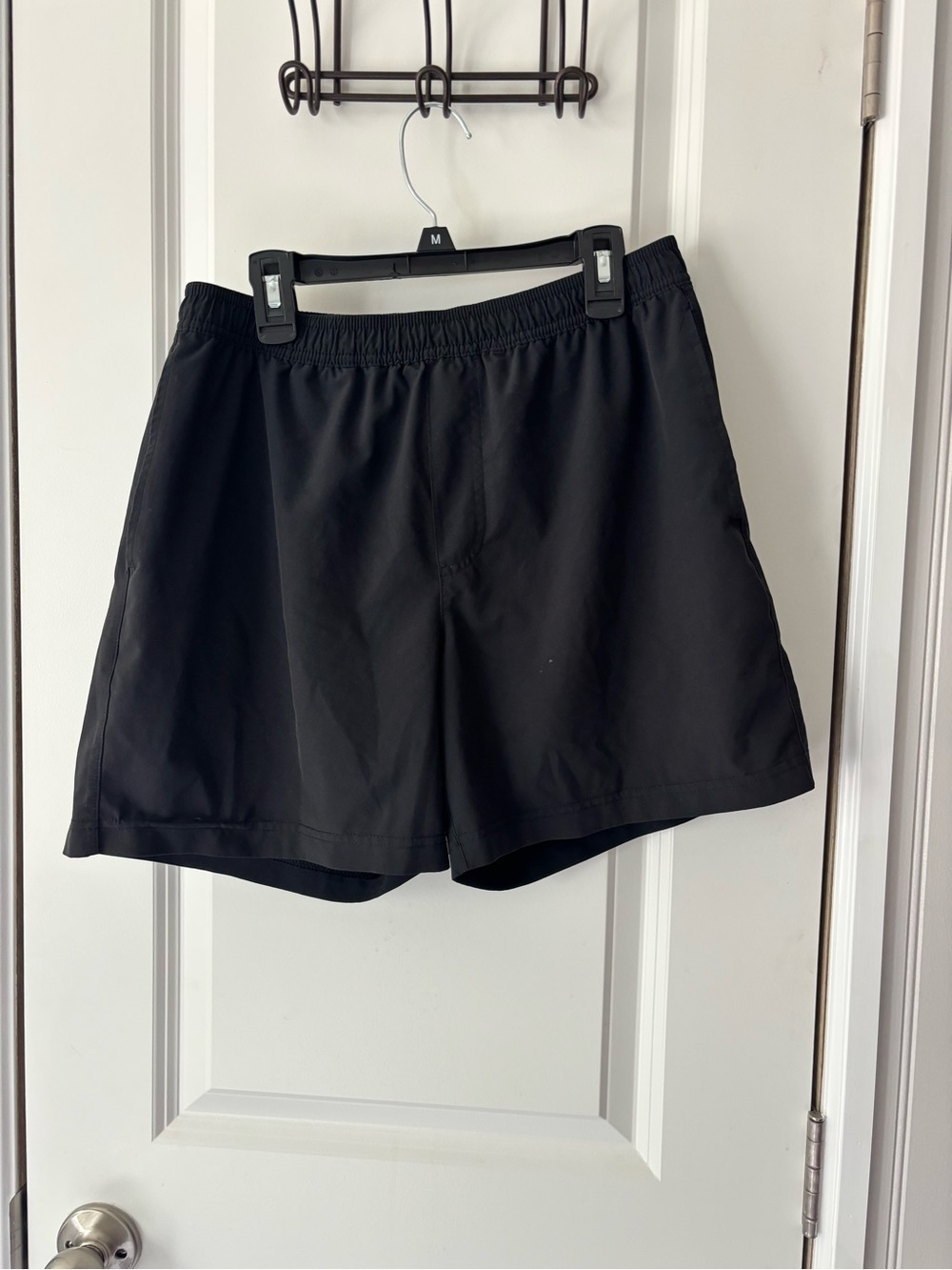 Men's Black Athletic Shorts - Lightweight Performance
